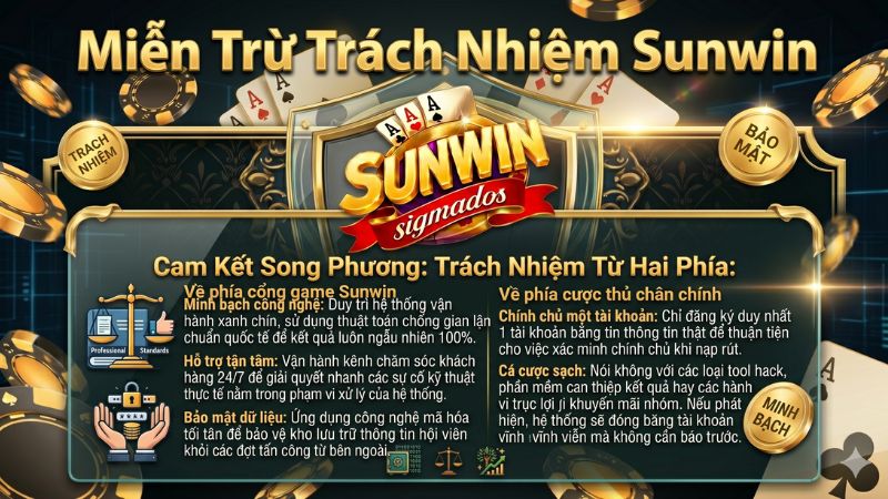 Biểu tượng bắt tay hợp tác giữa nhà cái Sunwin và cộng đồng cược thủ