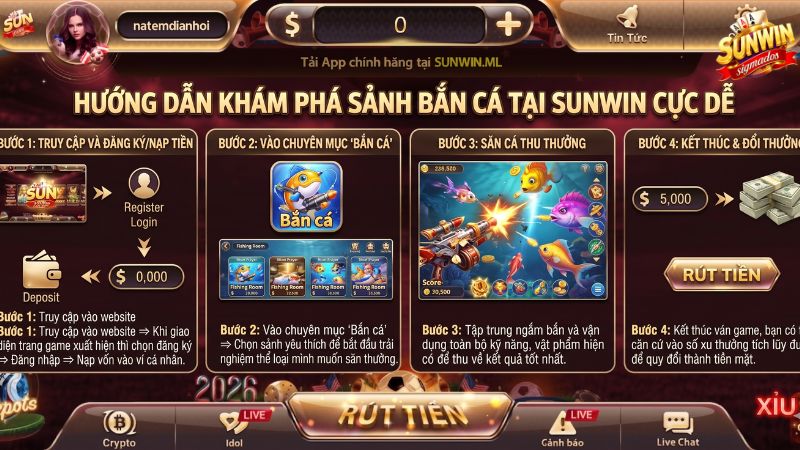 Quy Trình 4 Bước Tham Gia Săn Cá Nhận Thưởng